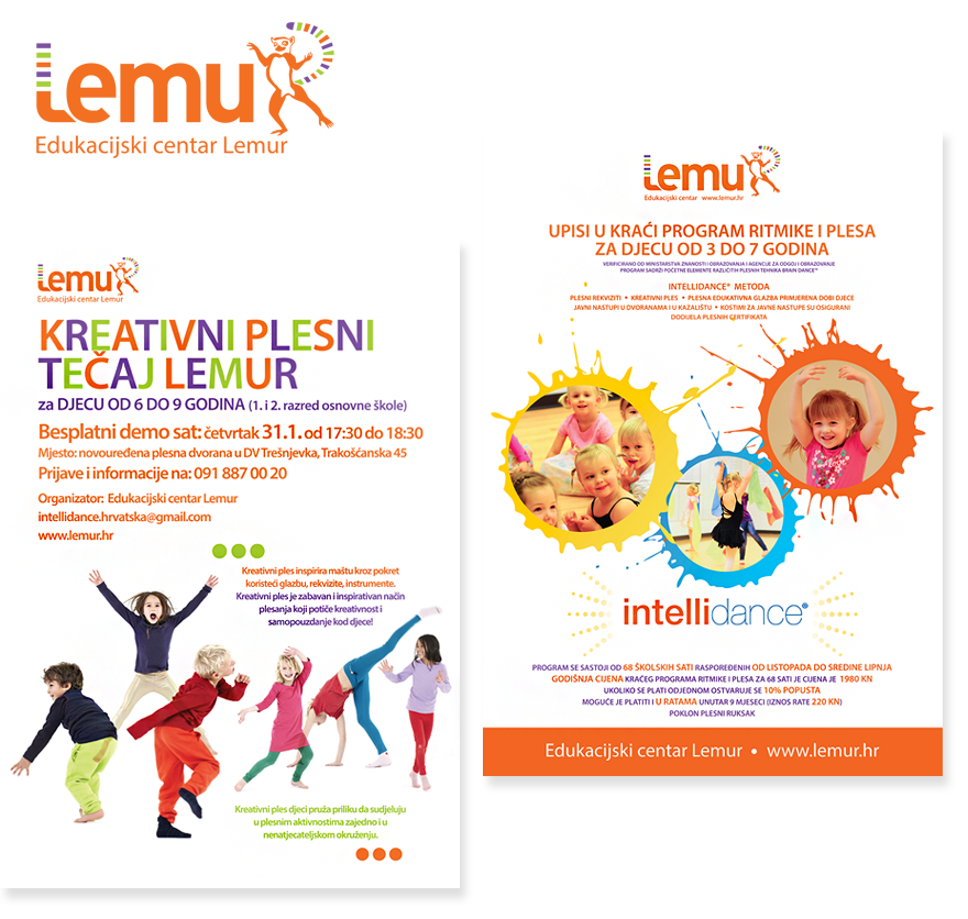 Ivna-hraste_logo-posters-flyers_educational-centre-for-dancing